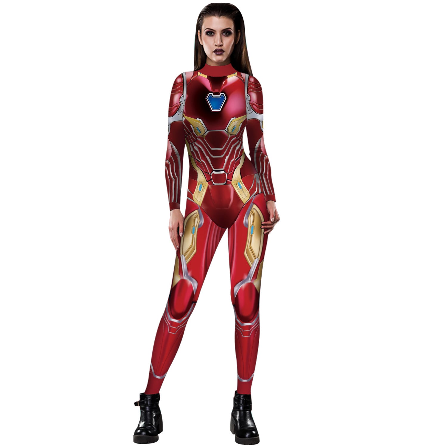 Women's Marvel Digital Printed Wear Clothes Tight Jumpsuits