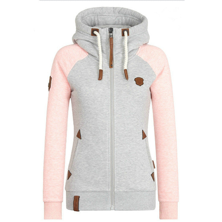 Women's Autumn Personality Color Hooded Sweatshirt Sweaters