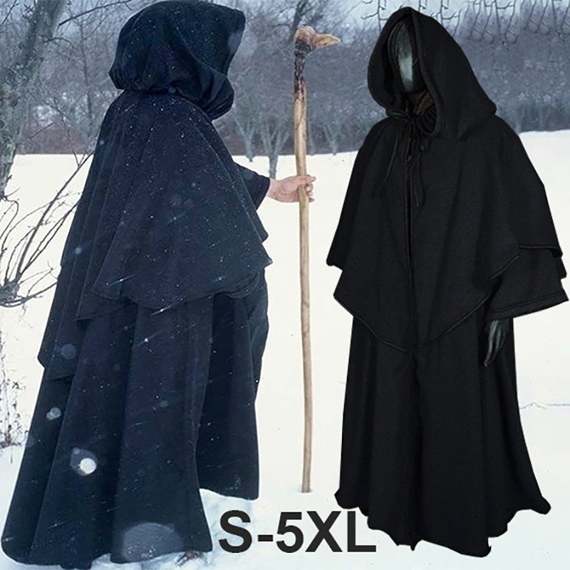 Medieval Colors Cloak Hooded Robe Monk Costumes