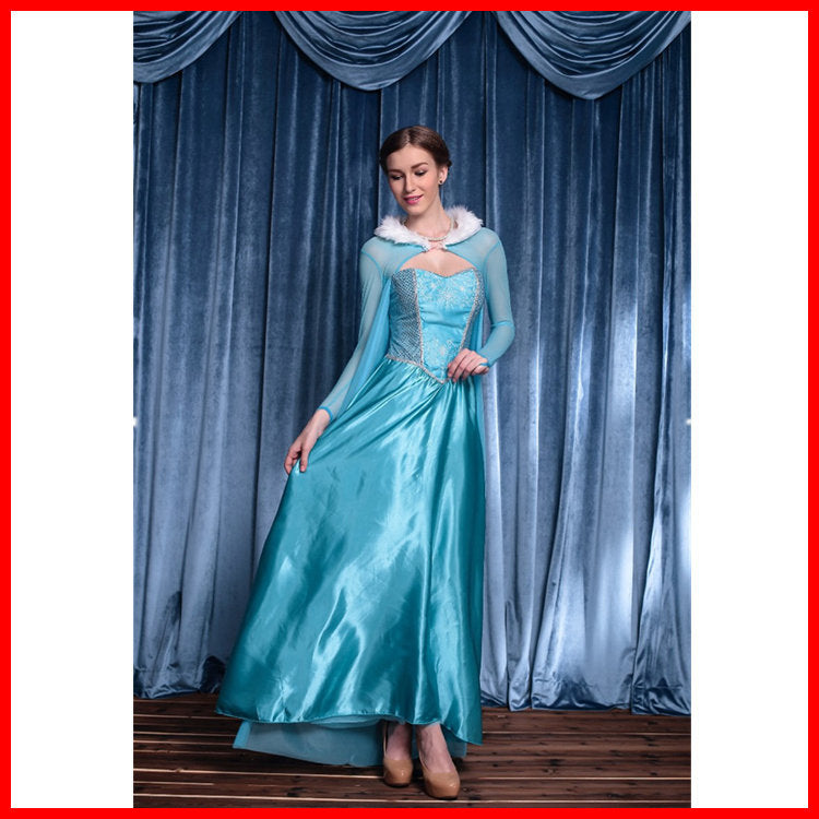 Princess Elsa Cinderella Adult Snow White Dress Costumes