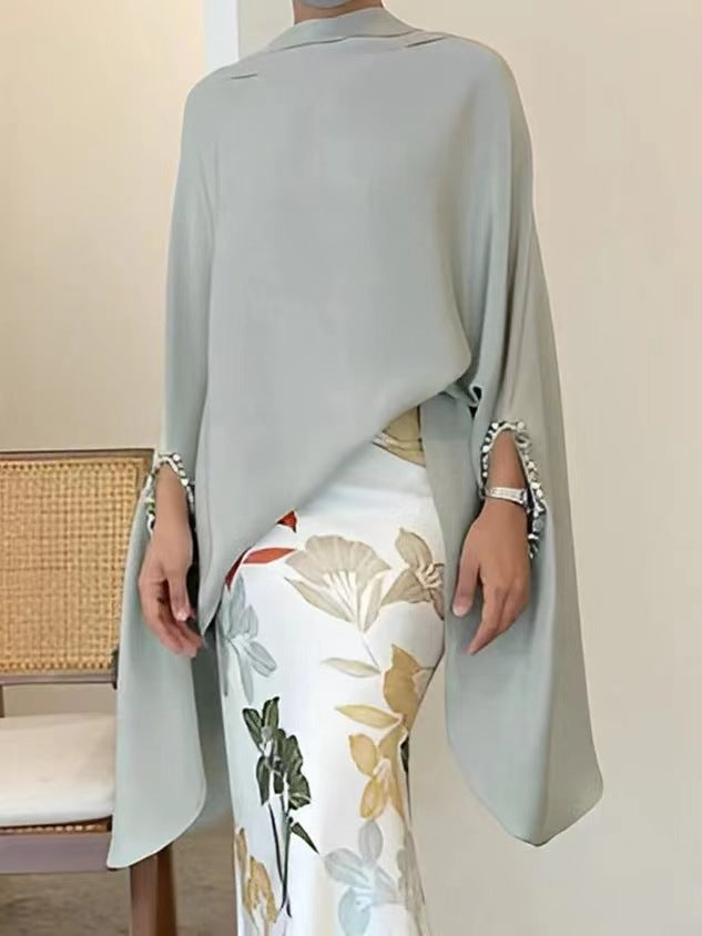 Stylish Popular Unique Fashionable Asymmetric Printed Skirts