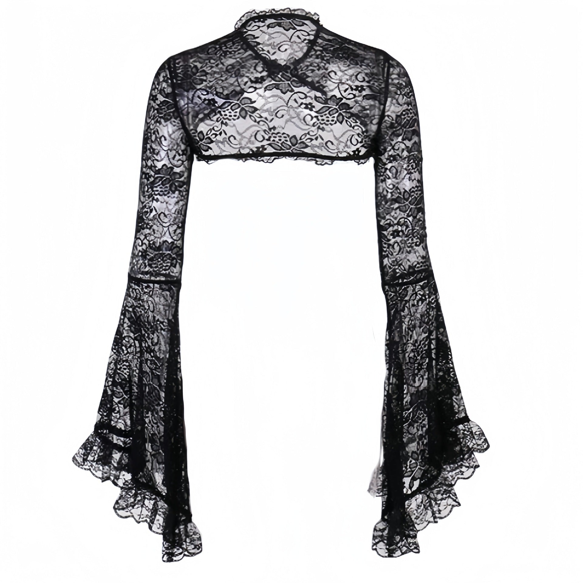 Women's Medieval Sexy Flare Sleeve Lace Outerwear Costumes