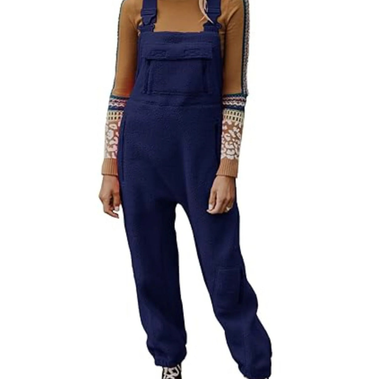 Women's Pretty Charming One-piece Loose-fitting Overalls Jumpsuits