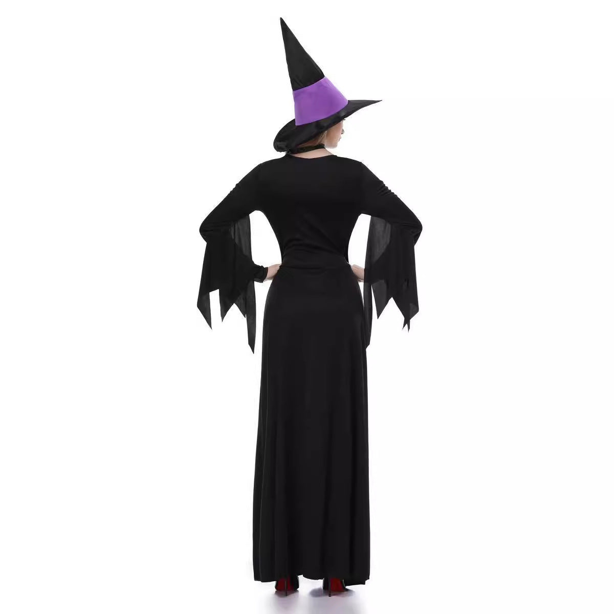 Halloween Witch Adult Role Play Purple Costumes