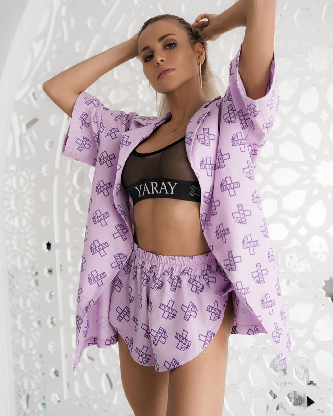 Women's Long-sleeved Printed Leisure Commute Pajamas High Suits