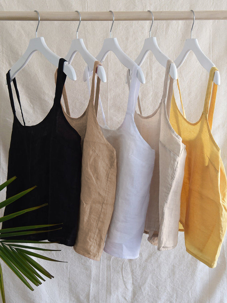 Women's Camisole Summer French Minority Design Pure Tops