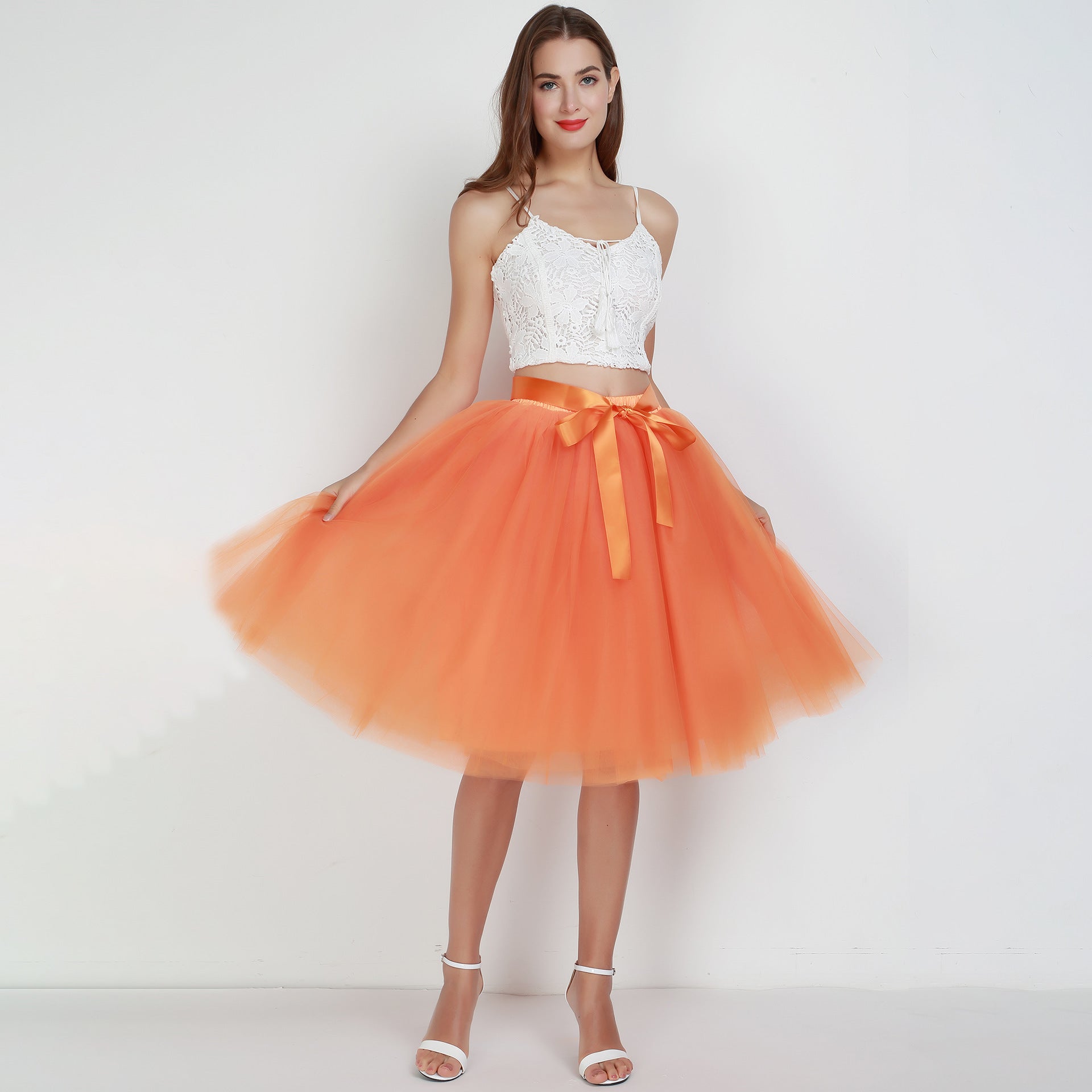 Multi-layer Tulle Gauzy Dance Pettiskirt Gauze Skirts