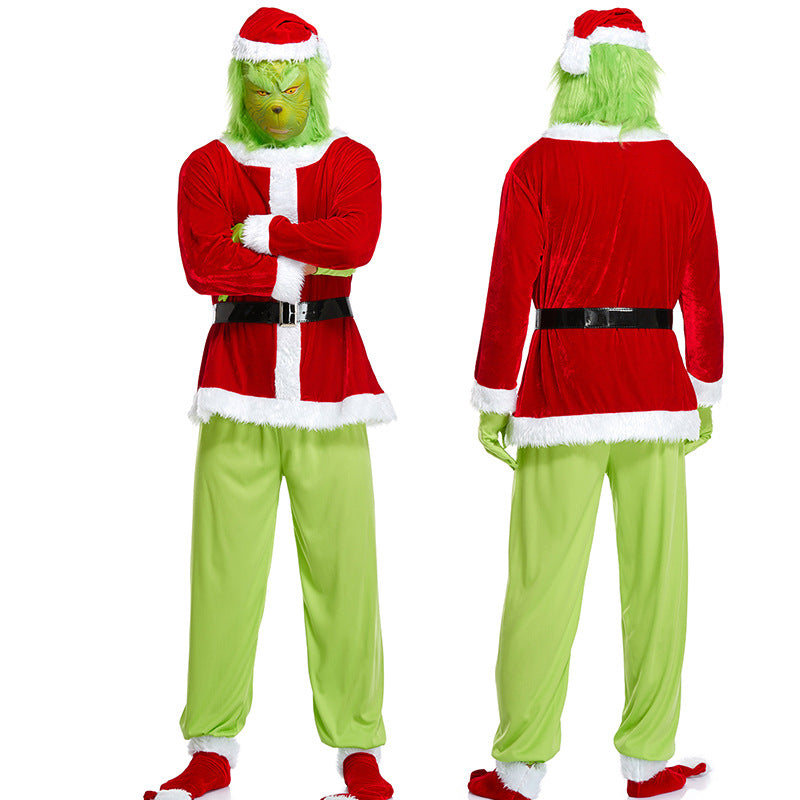Monster Christmas Santa Claus Mask Grinch Costumes