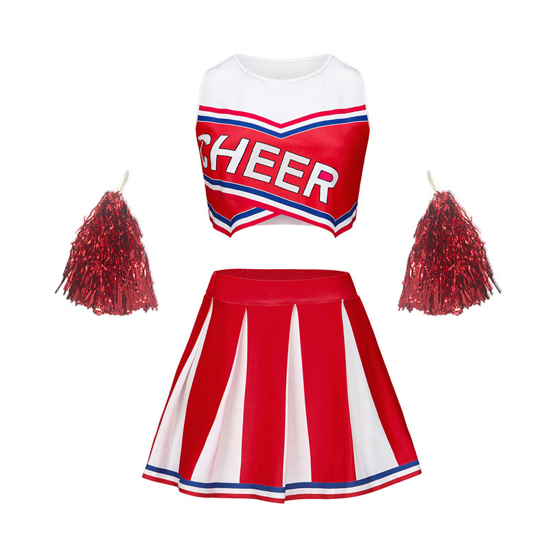 Women's Cheerleading Performance Wear Sports Meeting Competitive Costumes