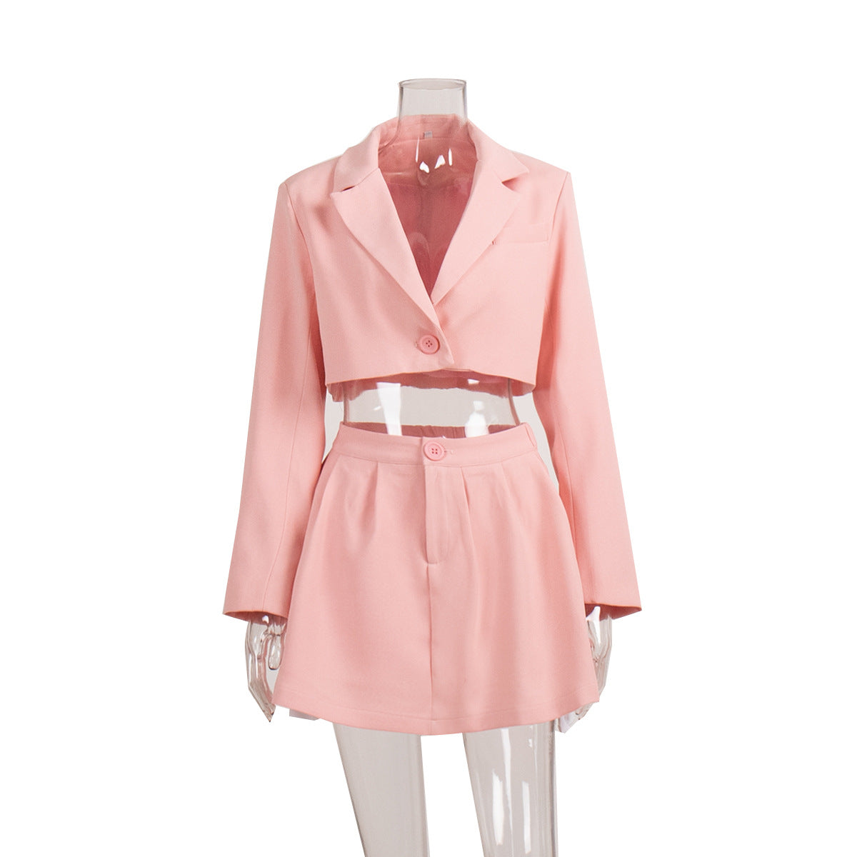 New Spring Shoulder Lapel Small Miniskirt Suits