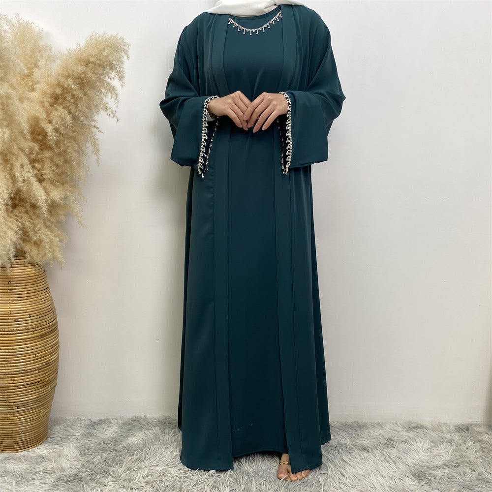 Attractive Beautiful Slouchy Sleeveless Dress Muslim Suits