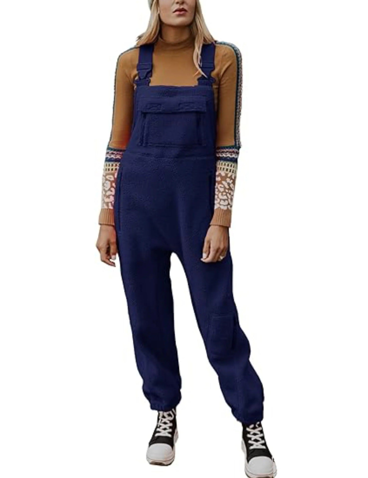 Women's Pretty Charming One-piece Loose-fitting Overalls Jumpsuits
