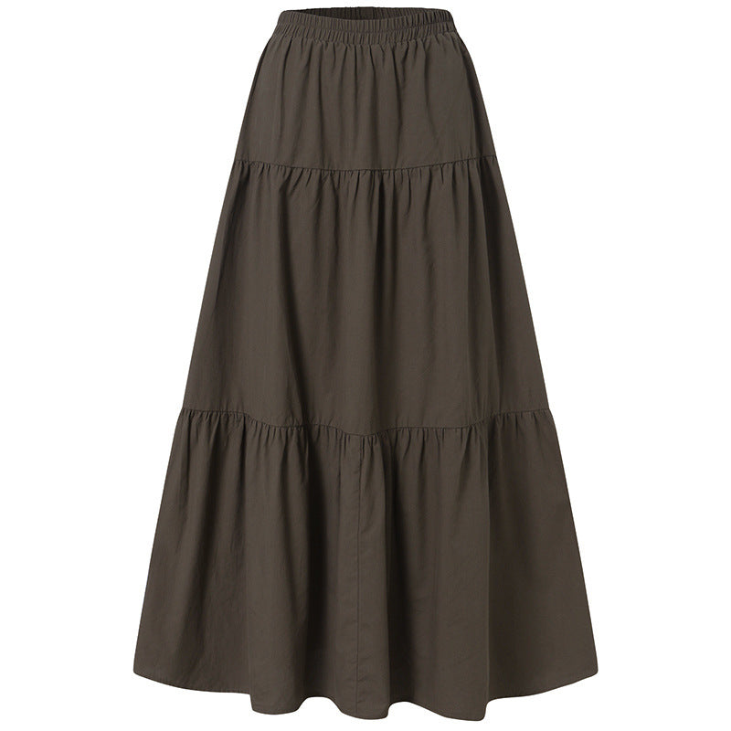 Innovative Women's Ruffled Spring Retro Pleated Skirts