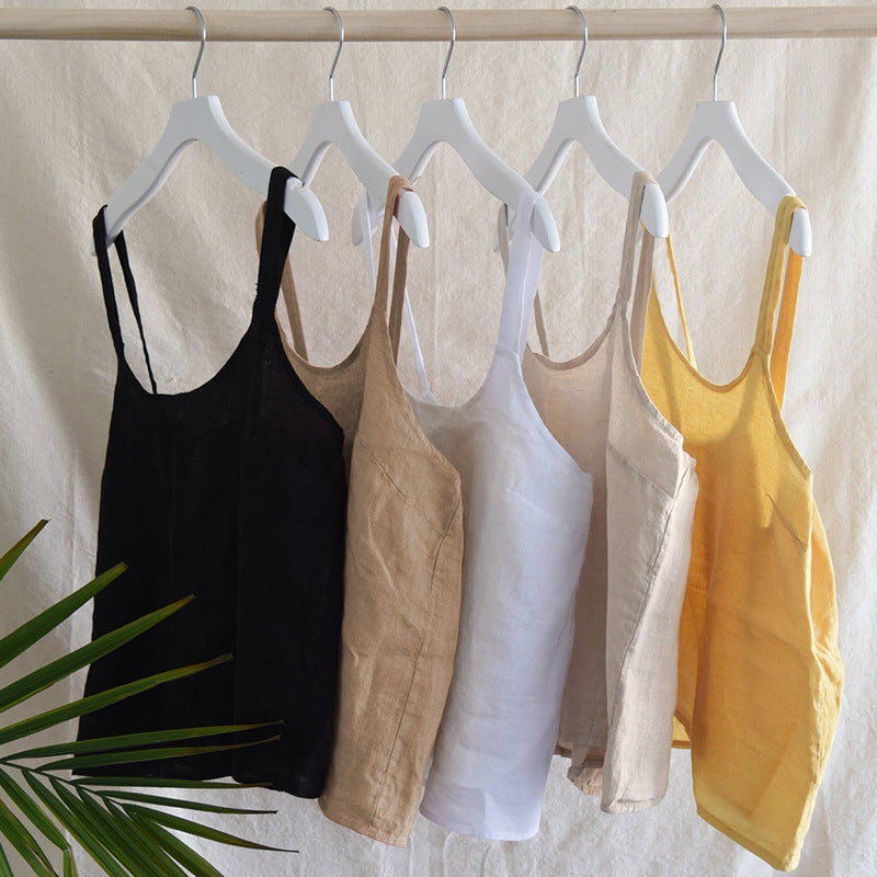 Women's Camisole Summer French Minority Design Pure Tops