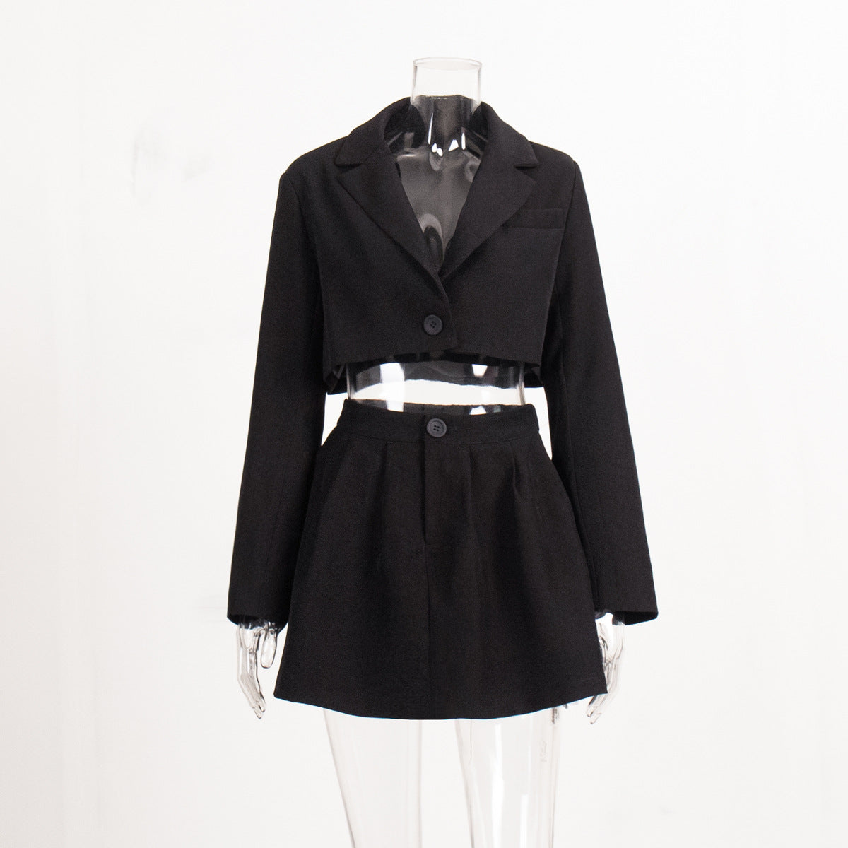 New Spring Shoulder Lapel Small Miniskirt Suits