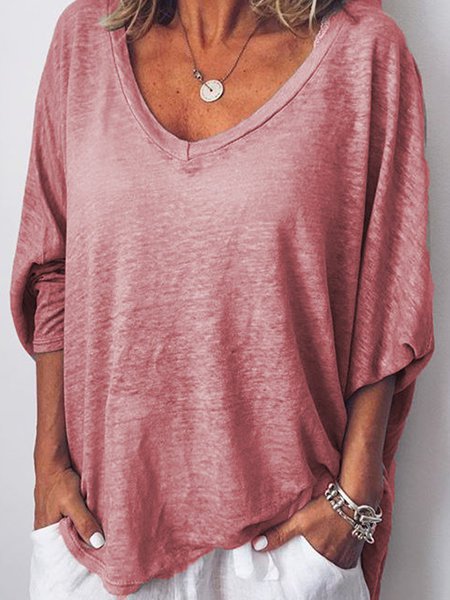 Spojrzenie damska strój brzoskwiniowy T-shirt