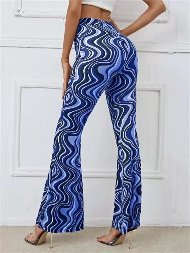 Pantaloni casual del modello di ondulazione femminile