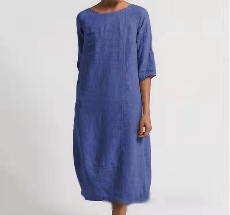 Women's Summer Regular Sleeve Casual Plus Size Dress