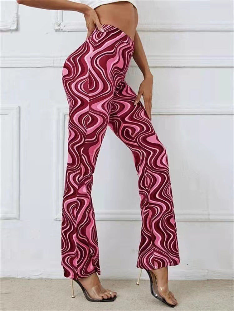 Pantaloni casual del modello di ondulazione femminile