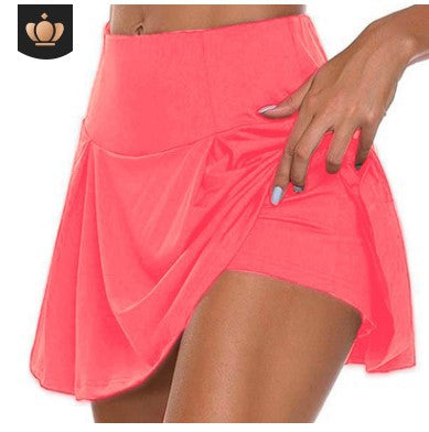 Basic Summer Women's Fresh And Sweet Solid Color Two-piece Leggings Shorts